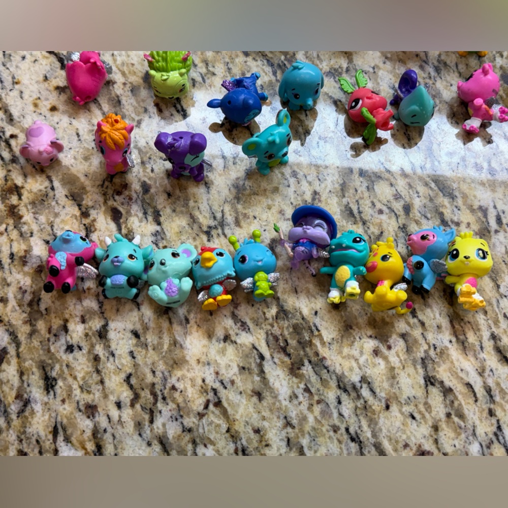 Mini Hatchimals Colorful Animal Figurine Set of 28